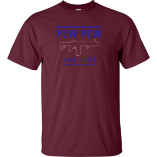 Pew Pew with Gun Graphic Tee